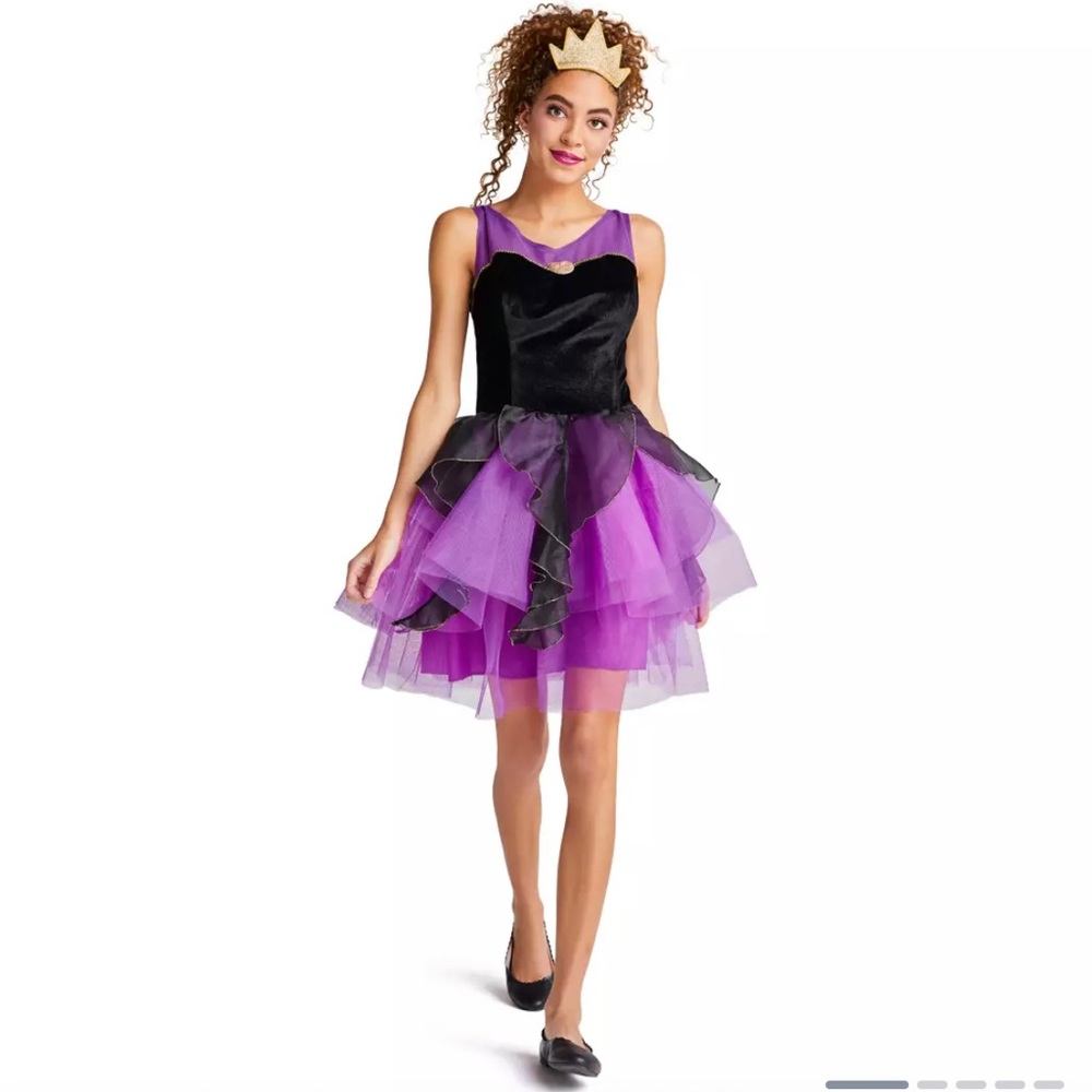 Ursula Disney Costume with Tutu for Adults